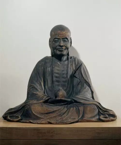 宾头卢尊者—伏虎罗汉木雕高度:83.