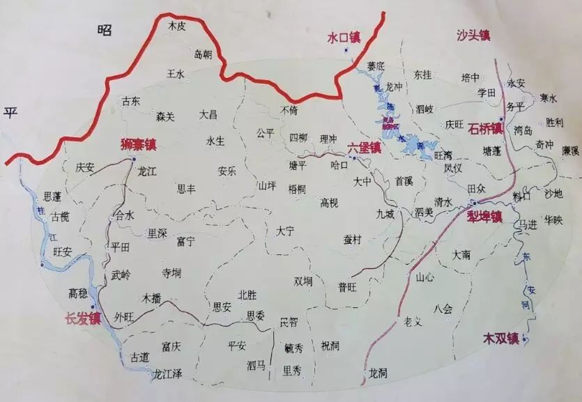 苍梧县六堡镇地图图片