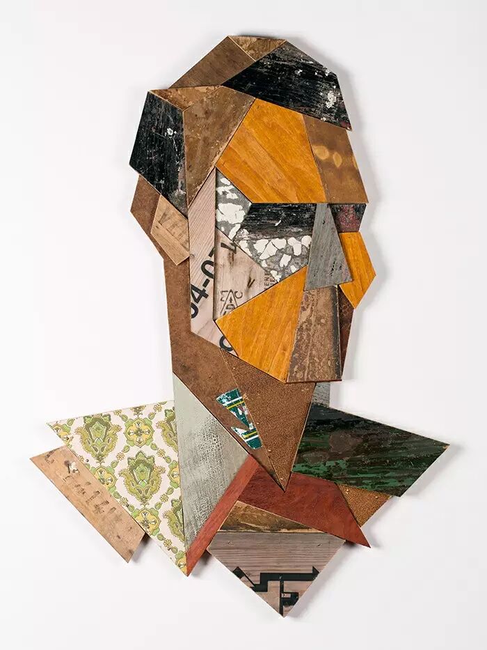 为了寻找适合的木头与纹理,这间作品耗费                    精力.