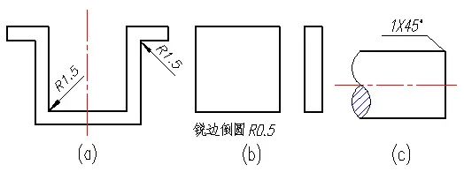 【機械制圖】12種機械制圖中常用的圖紙簡化畫法的圖6
