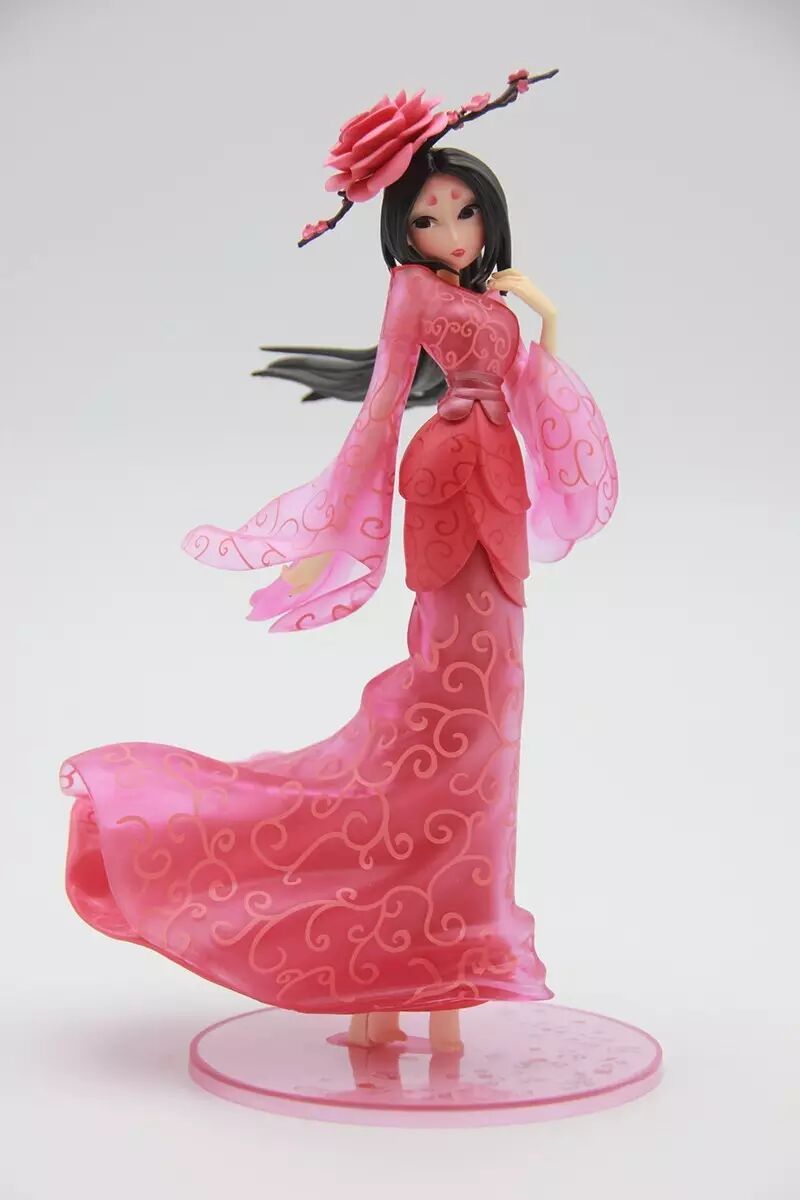 透明纱衣质感突出(高度:约20cm)花仙