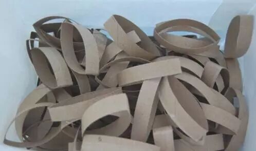 她将卫生纸卷筒芯剪成长条状后做成这个超吸睛的东西不知道实情的人还