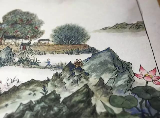 中學課文 沒想到畫出來竟然這樣美 798手繪網 微文庫