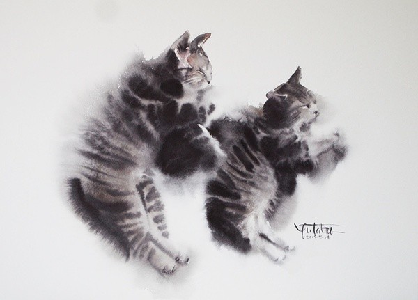 猫神画猫的水彩画家 青少年美育研究中心 微信公众号文章阅读 Wemp