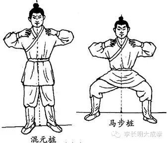 站桩为什么要两脚平行与肩同宽，还要屈膝