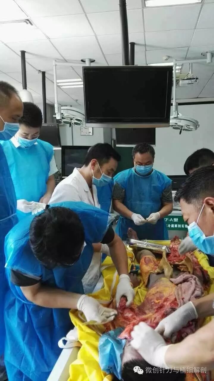 学员参观医学院标本陈列室