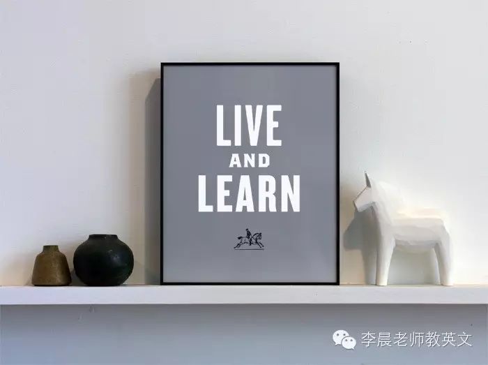 鮮活英語 Live And Learn 不等同於 活到老 學到老 李晨老師教英文 微文庫