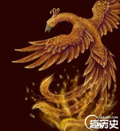 据《尔雅·释鸟》郭璞注,凤凰特征是:"鸡头,燕颔,蛇颈,龟背,鱼尾,五