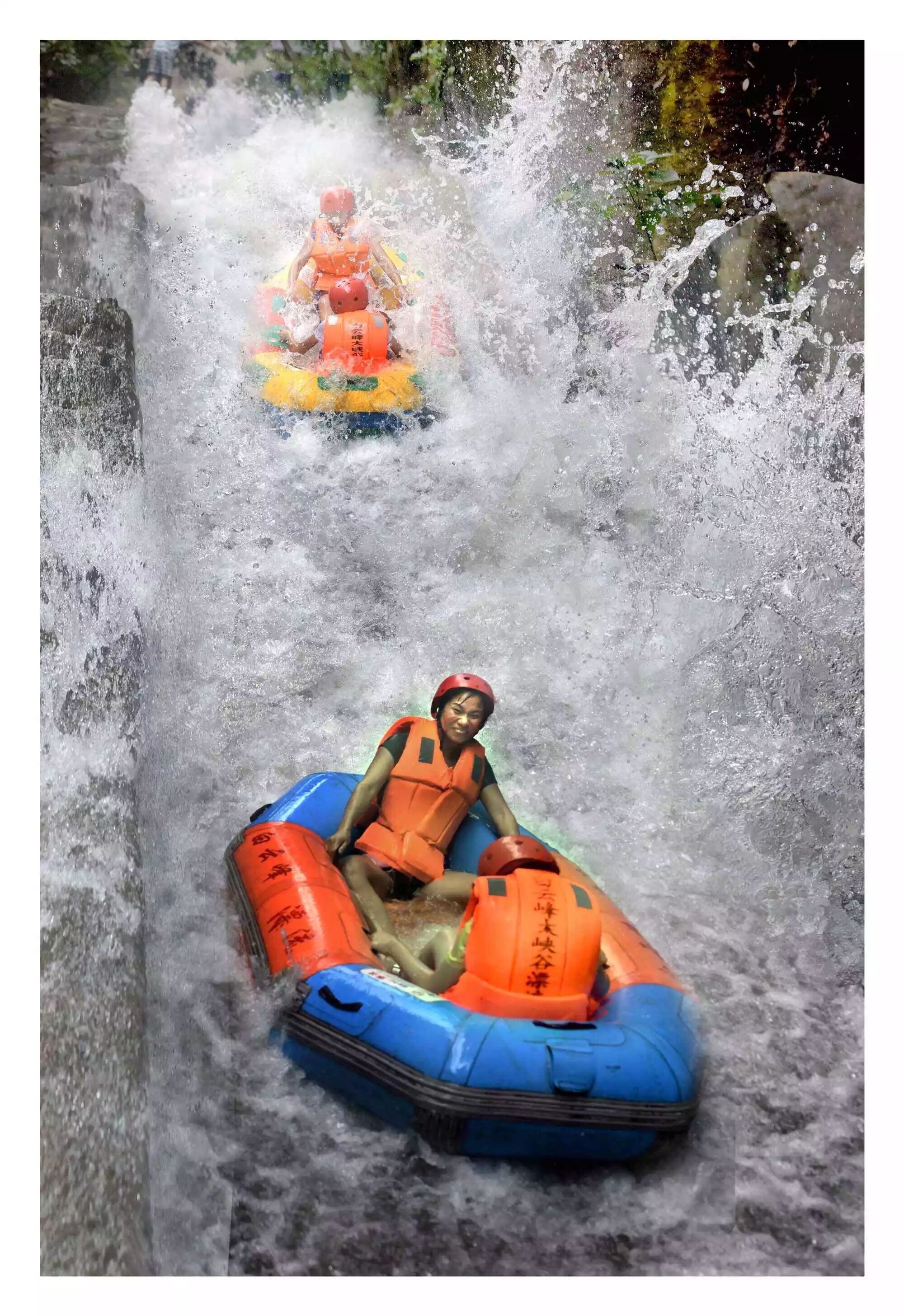 大蒙山白云峰大峡谷漂流于六月六号正式激情开漂,景区设施全面升级