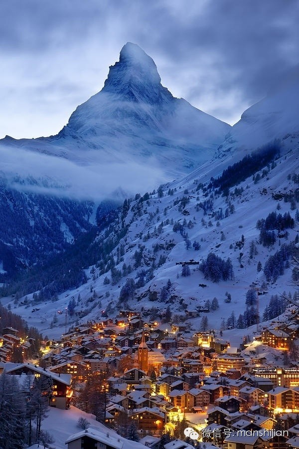 慢风景建筑日光雪之国