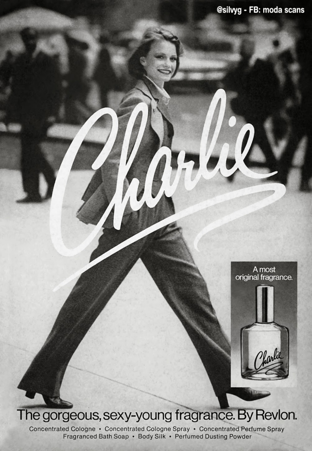 70年代的charlie香水广告