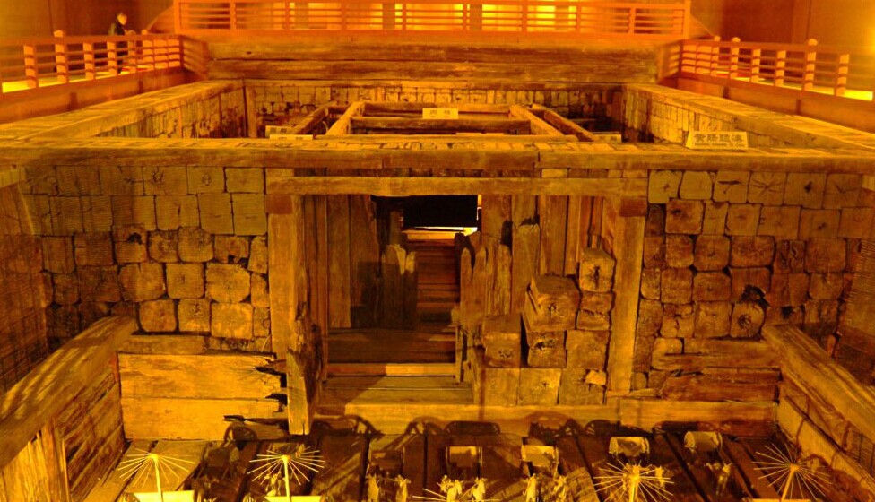 秦始皇墓内部照片图片