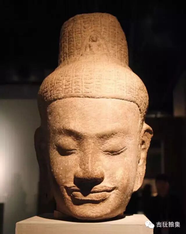 吴哥时期,巴戎寺风格,12世纪末—13世纪初文物,出土地点为吴哥窟