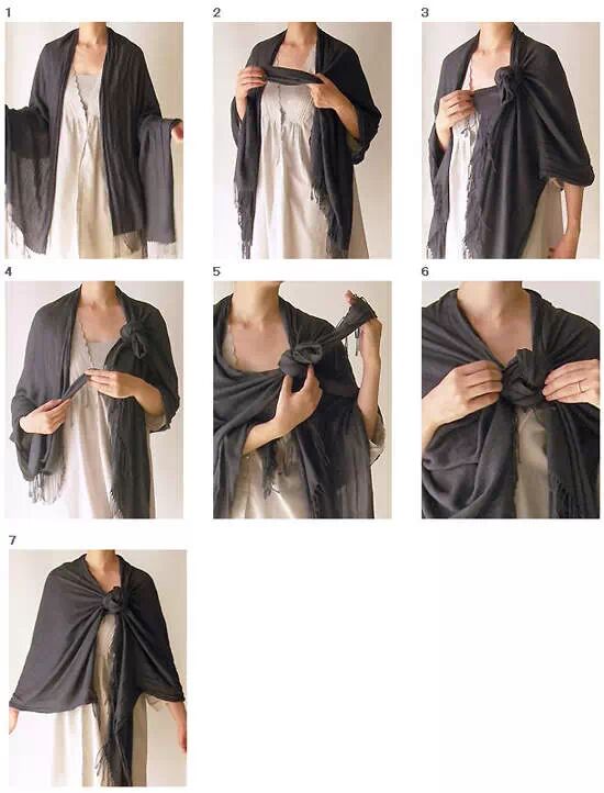 60种围巾花样,让你在这个秋天华丽变身!