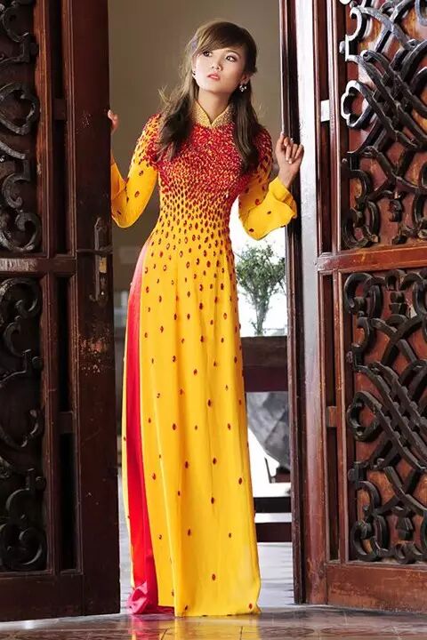 越南式旗袍奥黛太美了