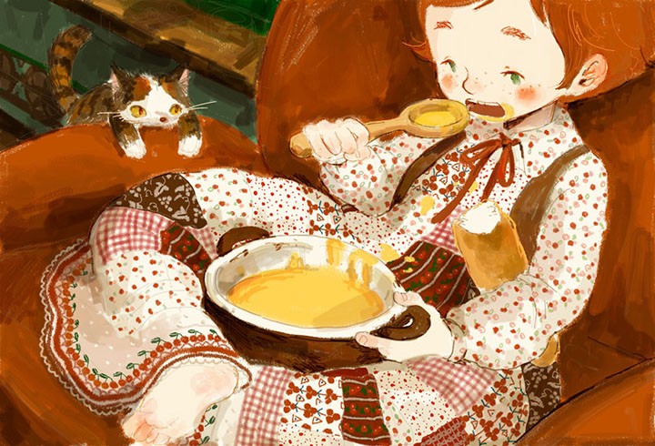 [看看]日本插画师木村いこ:想念的滋味