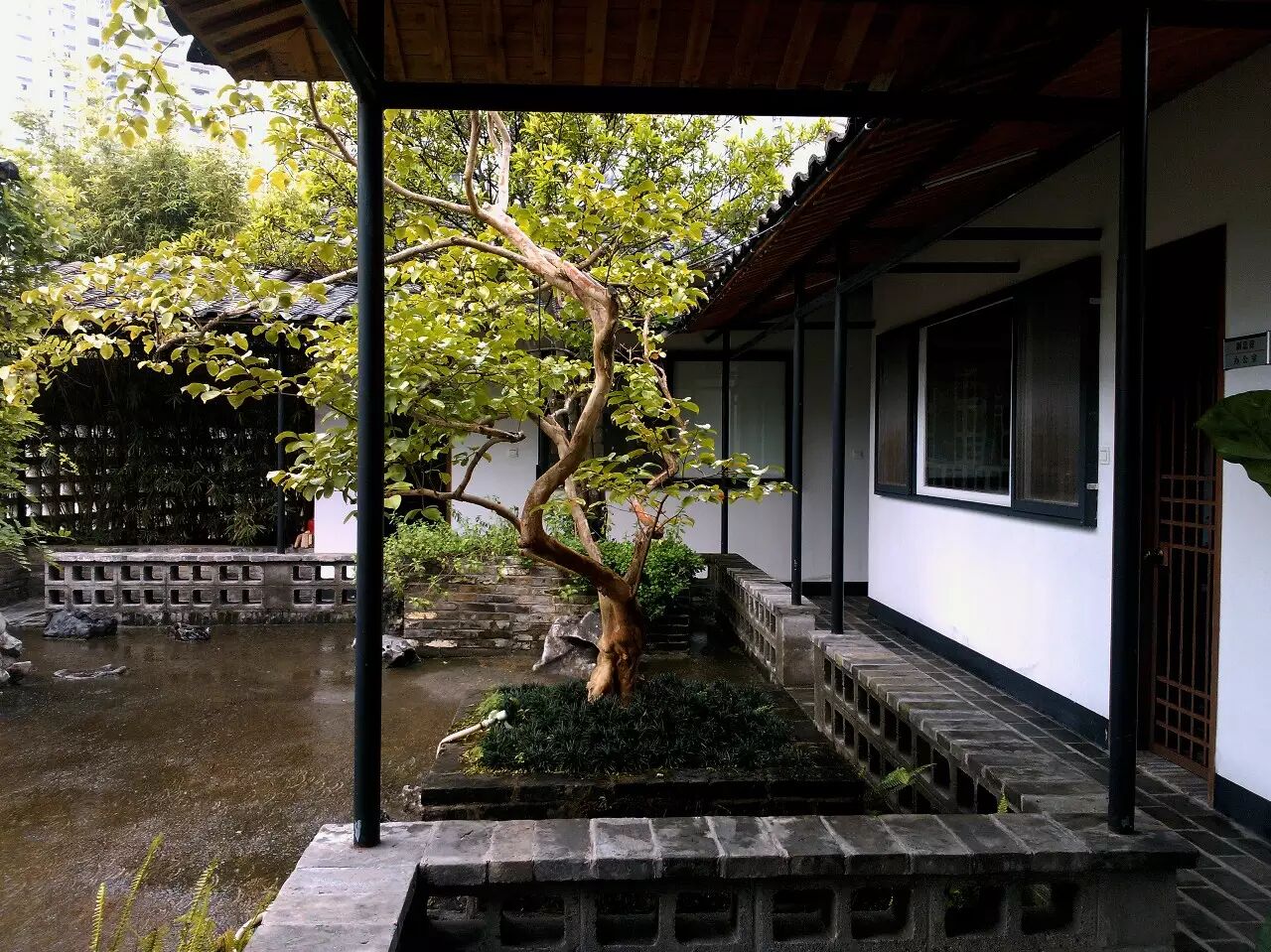 折廊,主庭院,静心处,玲珑馆