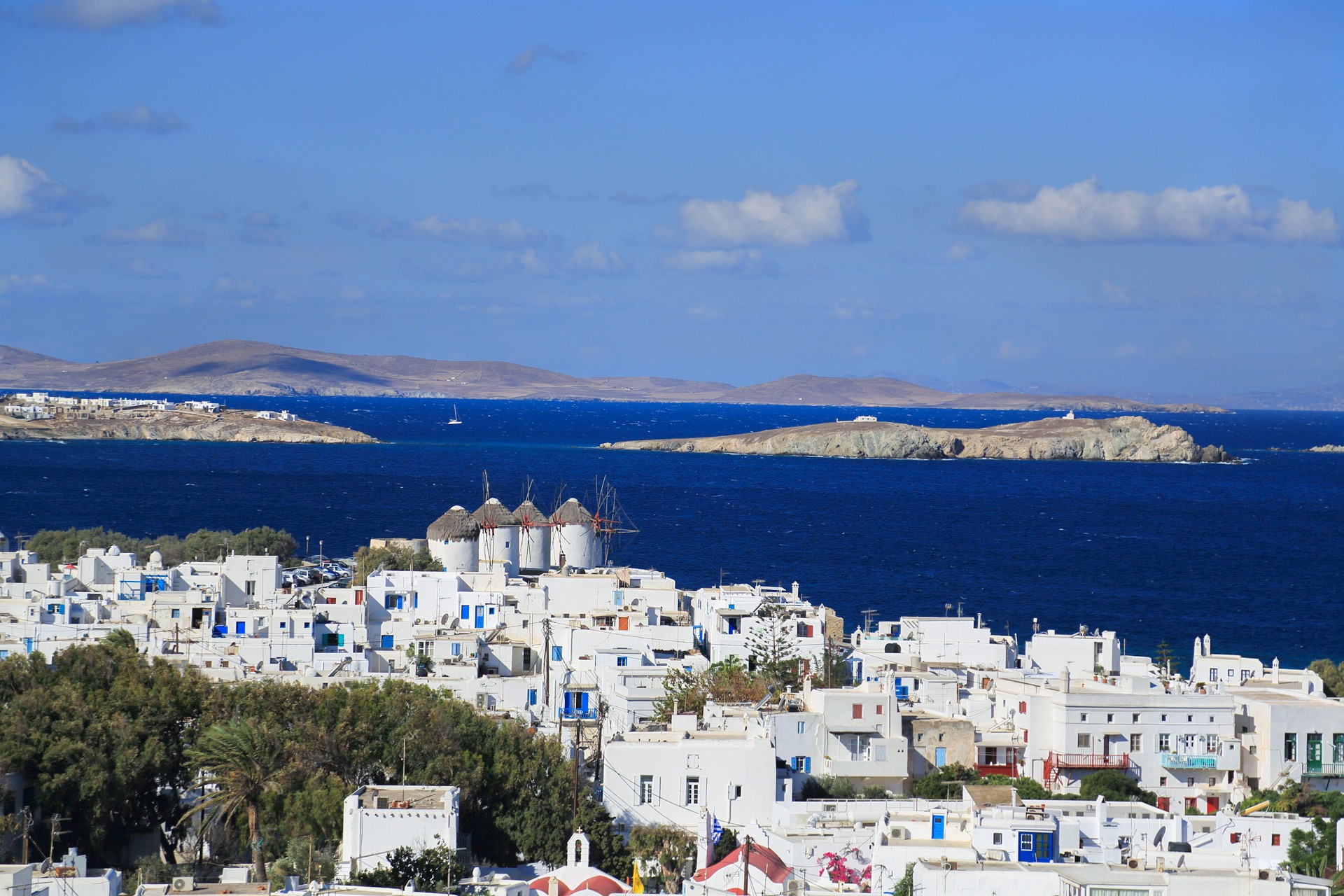 希腊米克诺斯岛慵懒的像一只猫,而我是那只猫