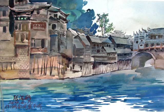 湖南凤凰写生之十二