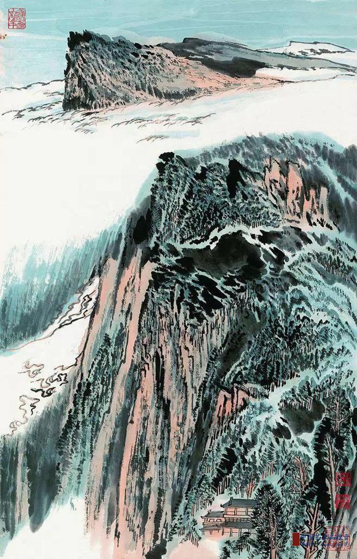 山水画大师陆俨少作品赏析