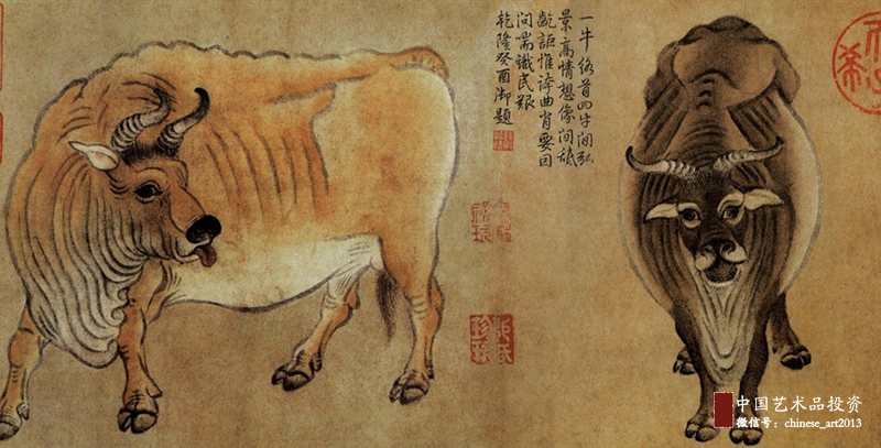 古代牛图案图片