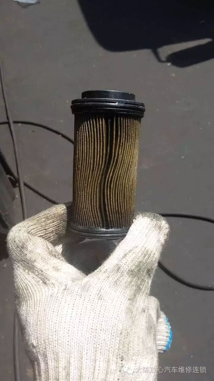 尿素泵滤芯有异物堵塞导致scr系统喷射压力过低的故障