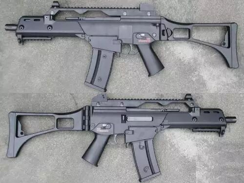 德国的g36突击步枪于1995年才开始列装,属于第三代突击步枪,其名声远