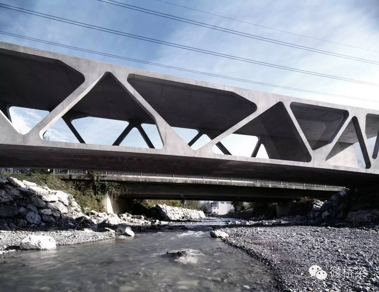 266 下承式混凝土桁架桥 alfenz 大桥