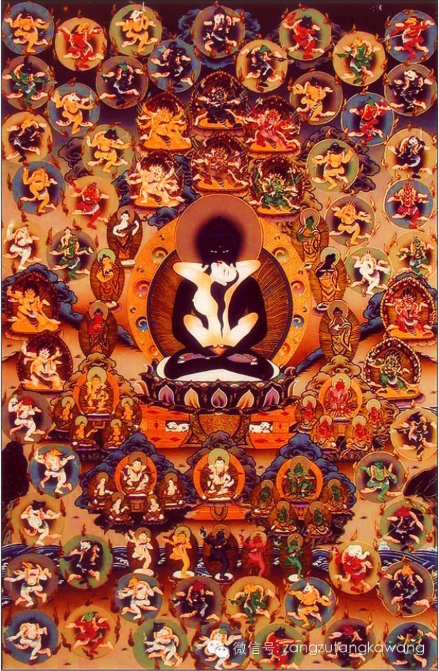 中阴文武百尊唐卡解说