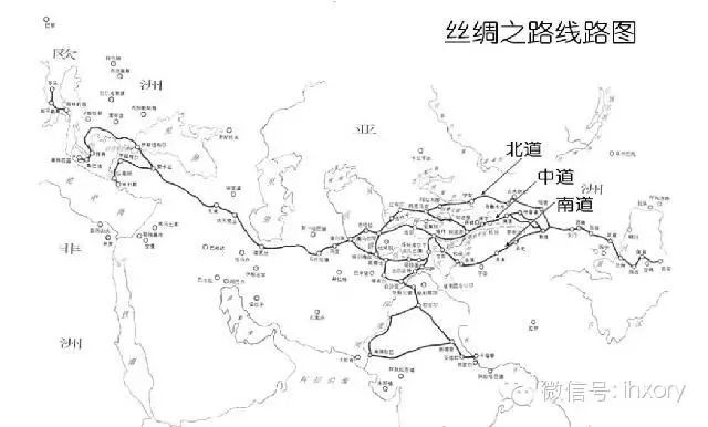 丝绸之路通常是指欧亚北部的陆上商路,以中国为起点,往西一直延伸到