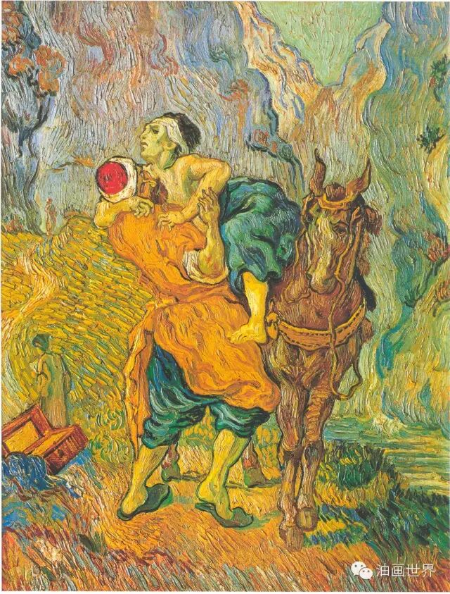 梵高圣雷米时期油画作品欣赏下