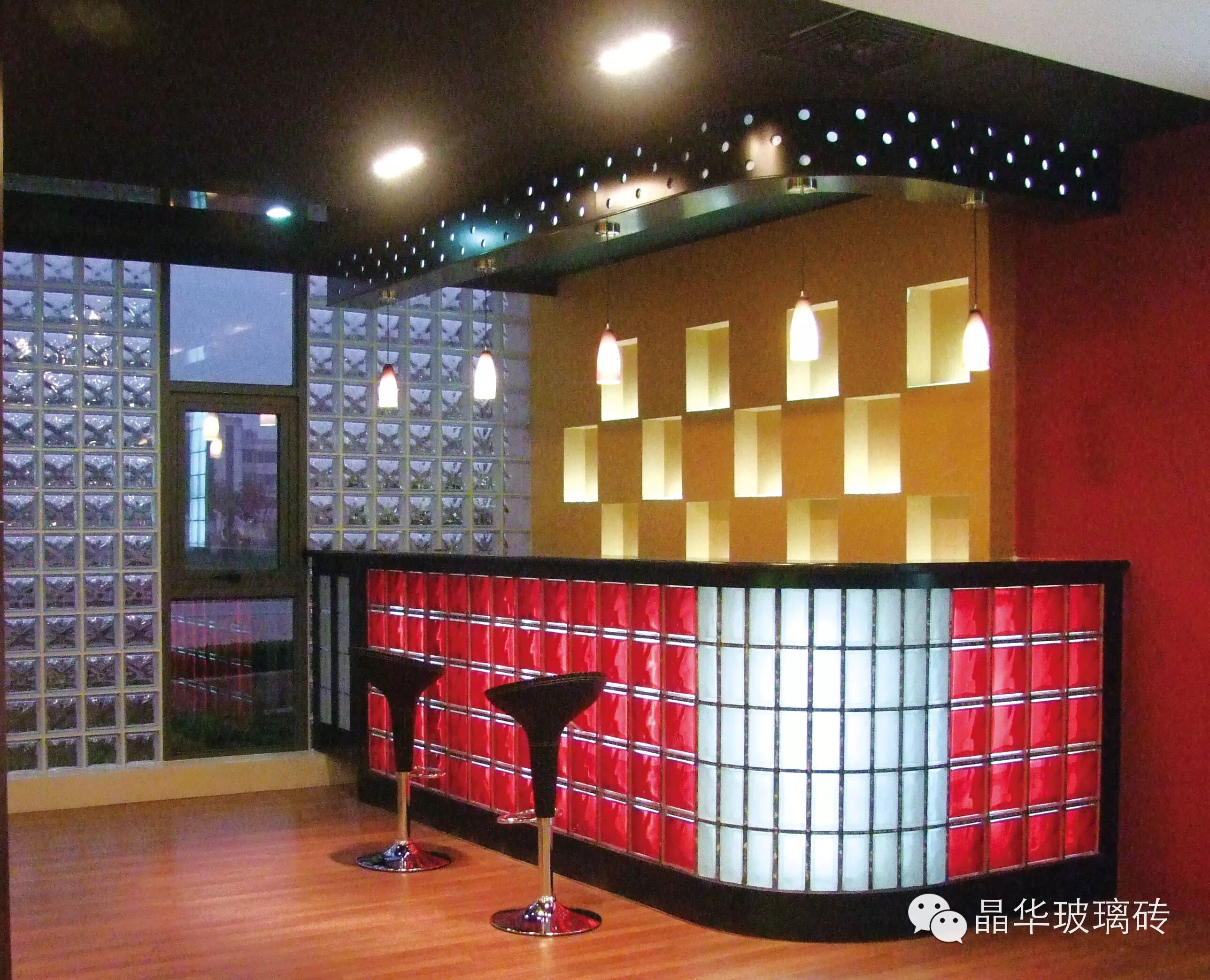 【美图欣赏】晶华玻璃砖展厅效果图