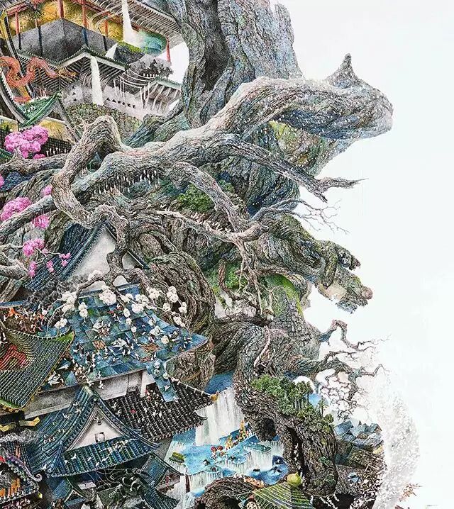 钢笔画也能达到难以想象的高度