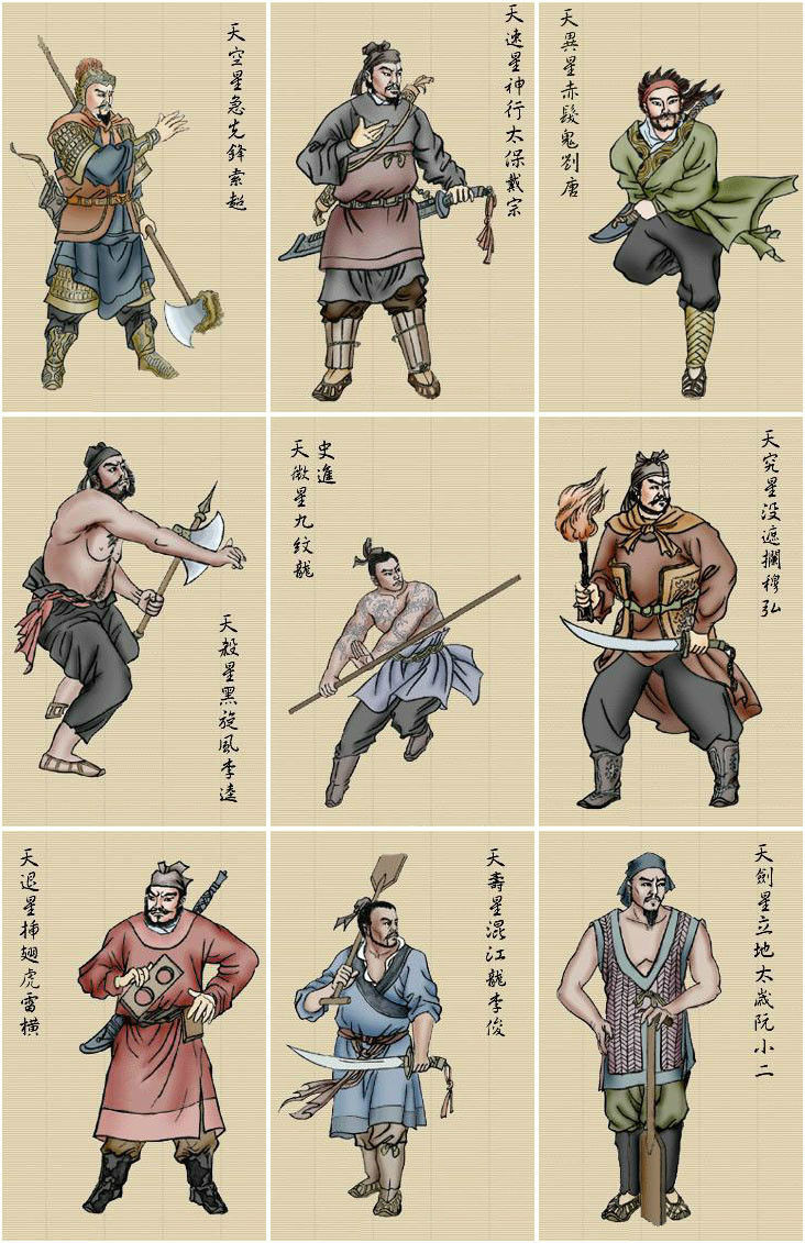 水浒英雄108将手绘版