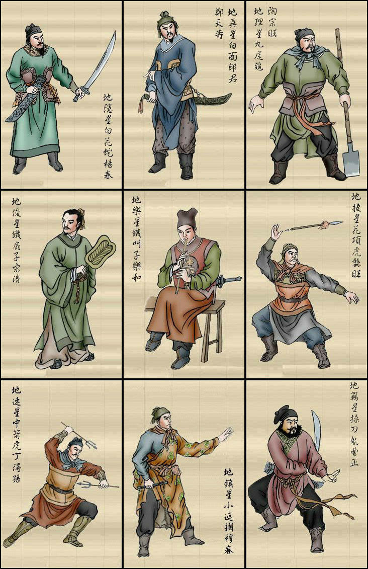 水浒英雄108将手绘版