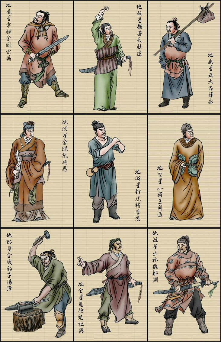 水浒英雄108将手绘版