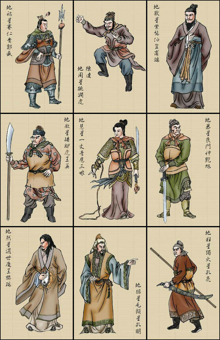 水浒英雄108将手绘版