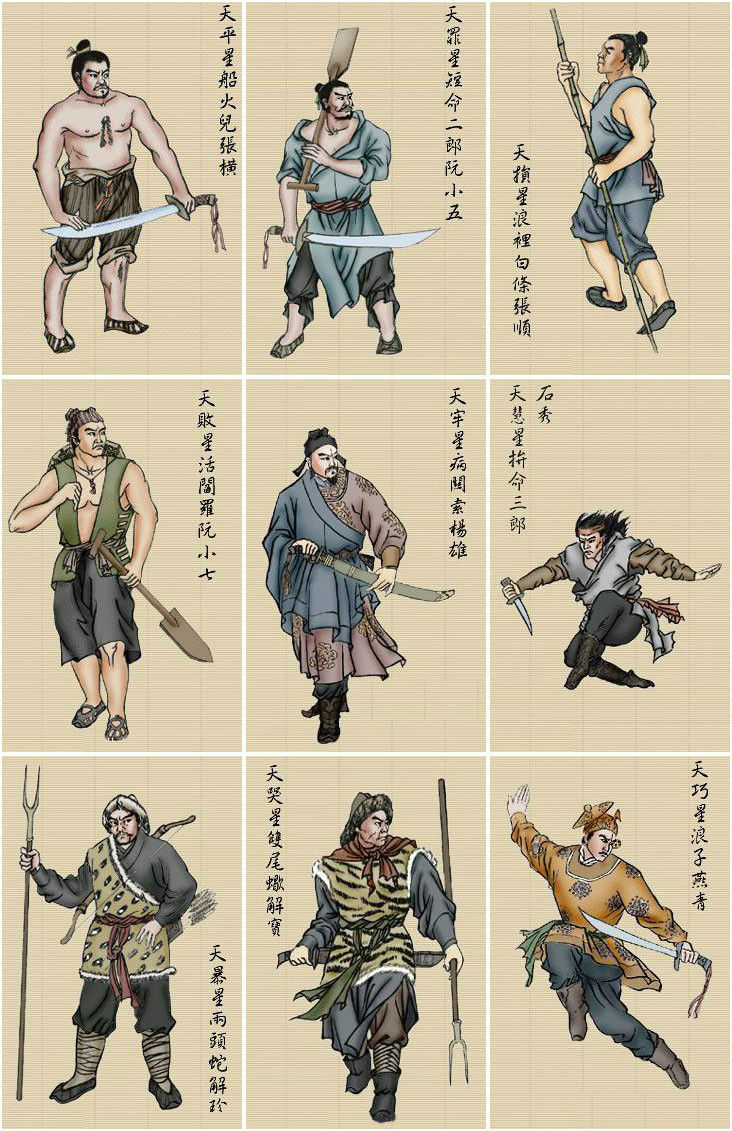 水浒英雄108将手绘版