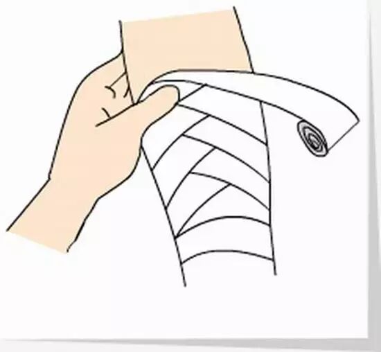 反折螺旋包扎法03.