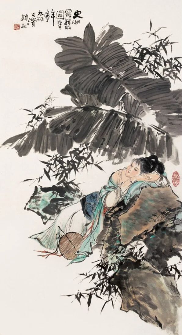 中国画家韩敏水墨作品