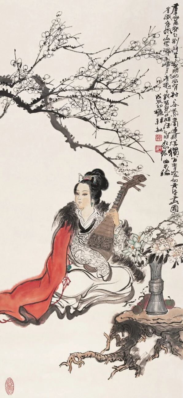 中国画家韩敏水墨作品