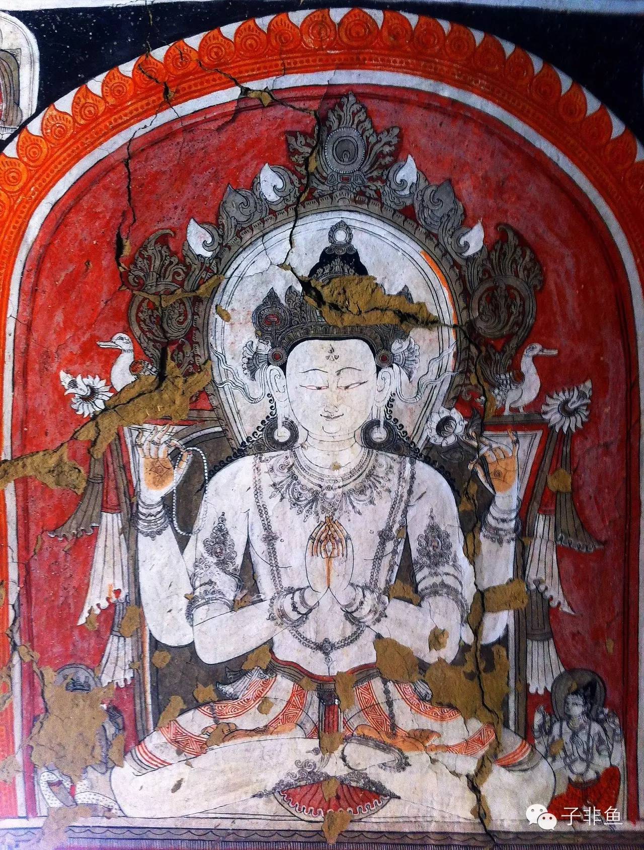 尼泊尔寺庙壁画图片