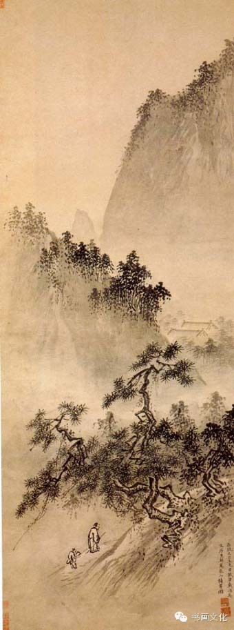 转载上海博物馆藏国画山水画