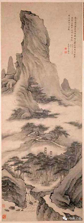 转载上海博物馆藏国画山水画