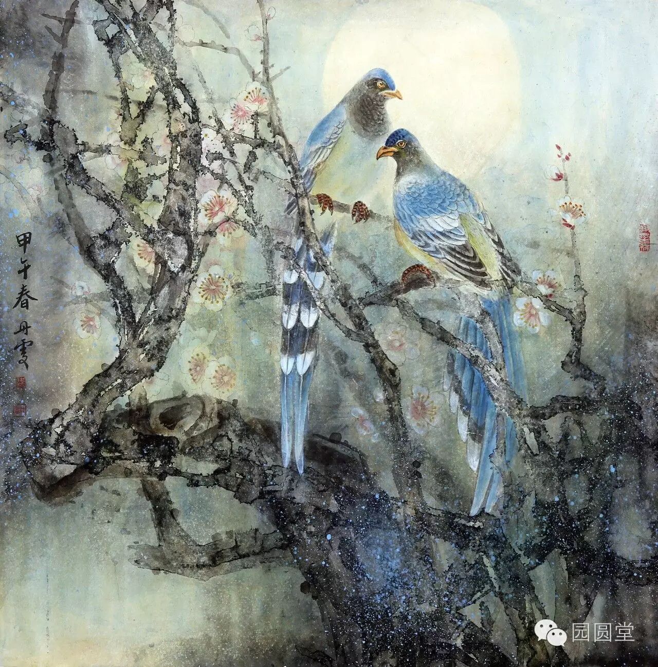 梁丹雯静物花鸟画作:传统韵致 现代情怀