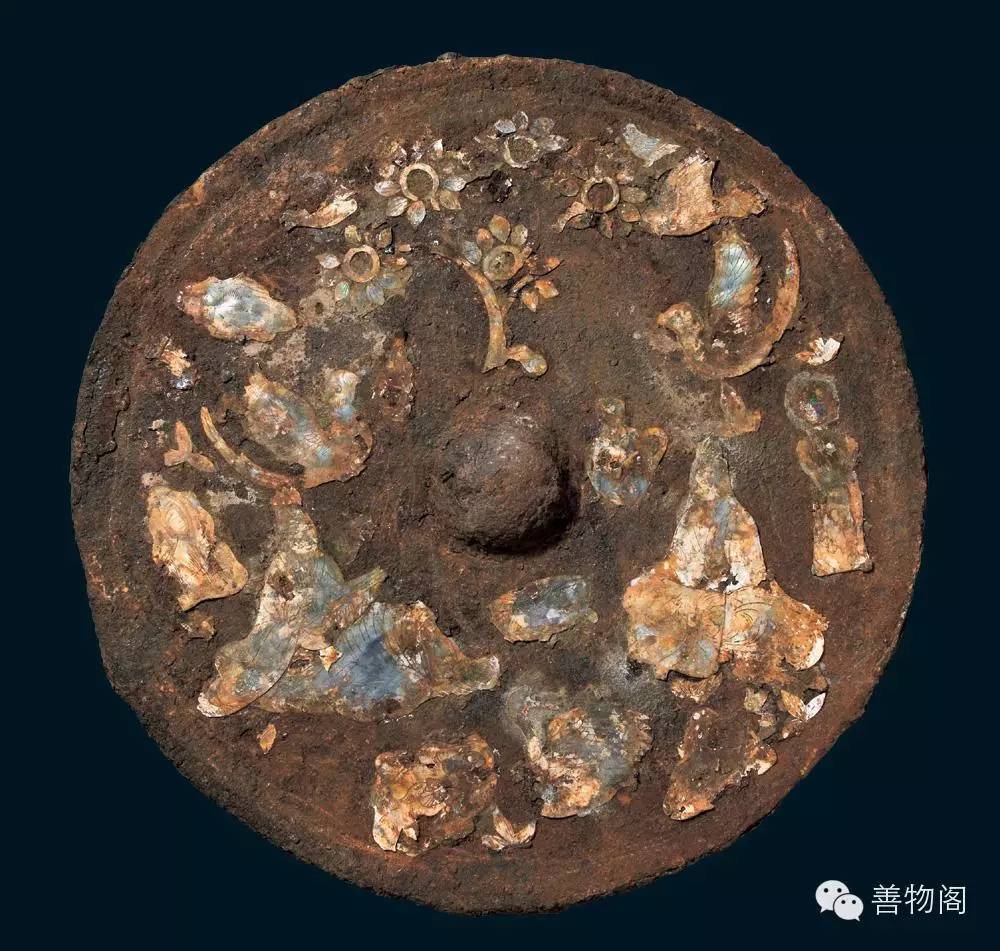 唐代漆器铜镜图片
