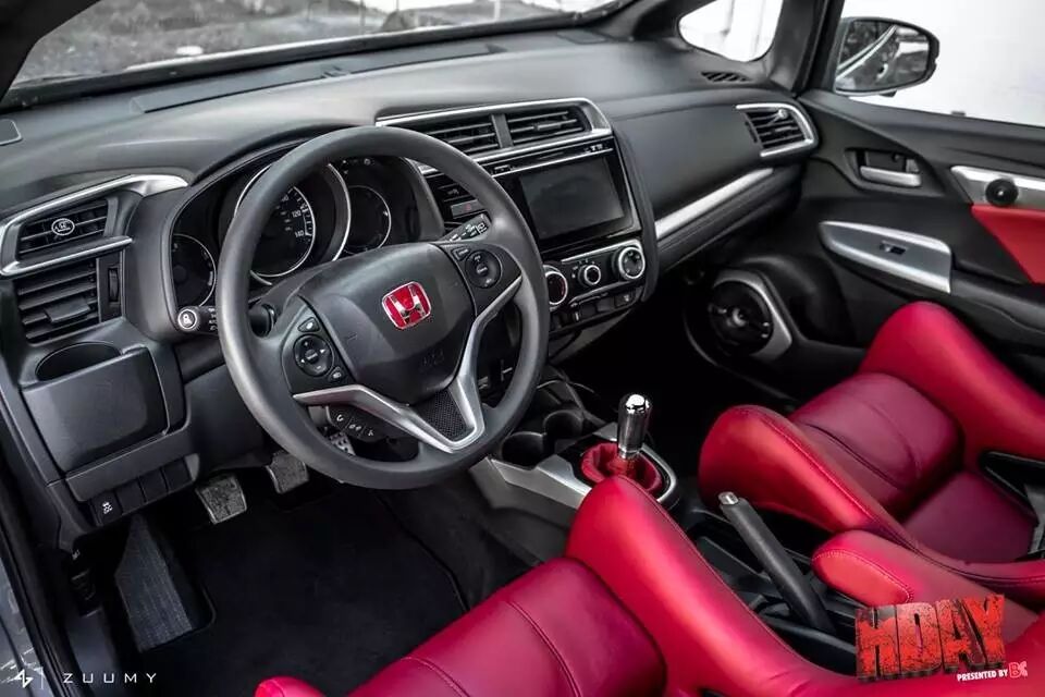 涡轮向前排气靠左水泥灰飞度gk5改装案例