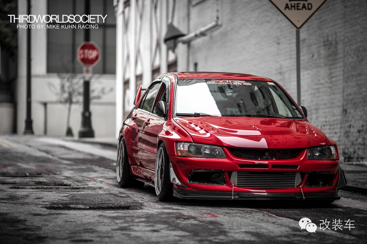 三菱evo暴力改装