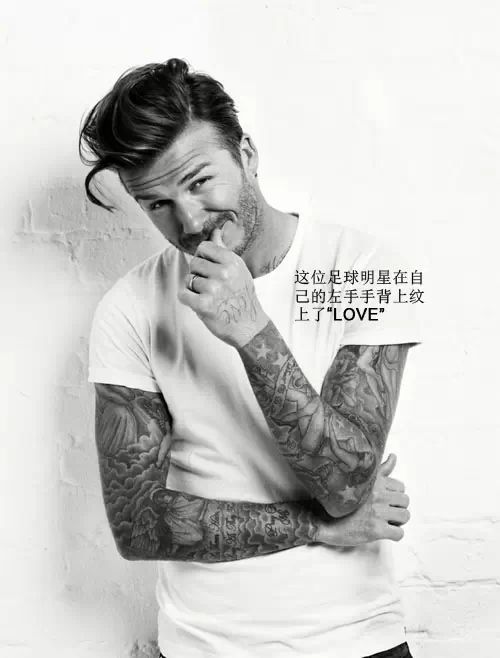 贝克汉姆纹身大解析让你明白小贝纹身的寓意
