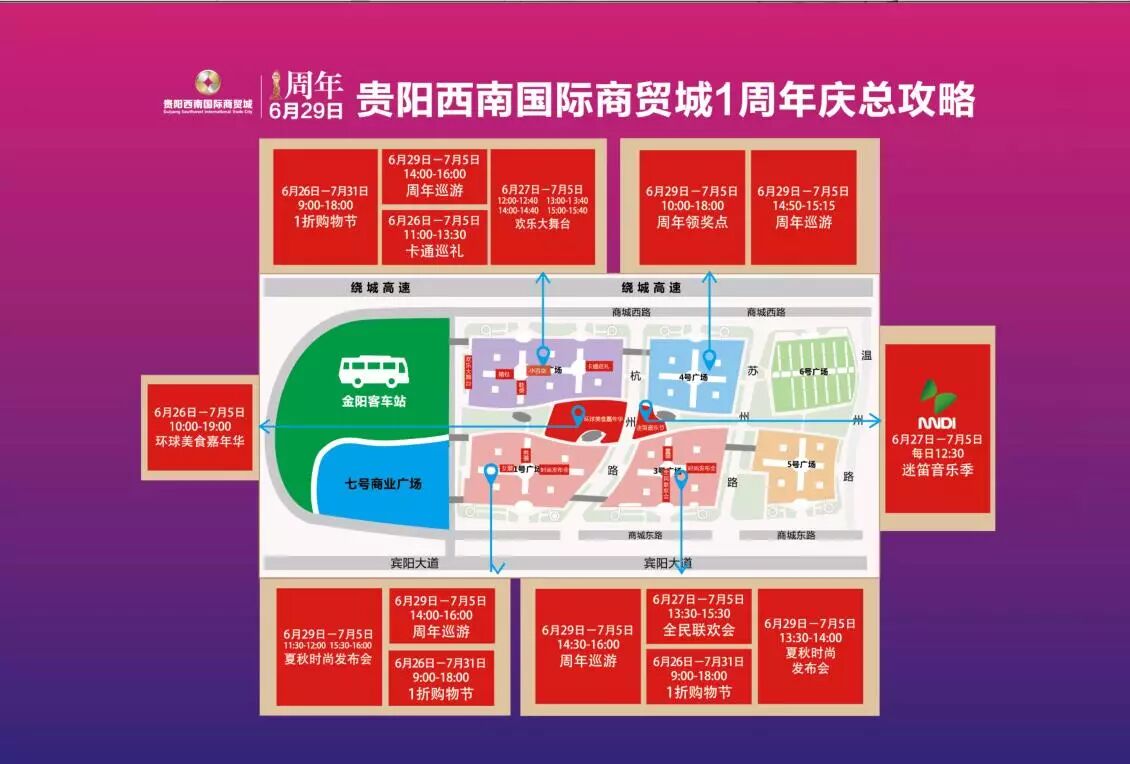 距贵阳西南国际商贸城1周年庆,暨4号广场五金家电酒店用品城开业还有
